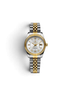 reloj jubilee 910 cara blanca bisel dorado