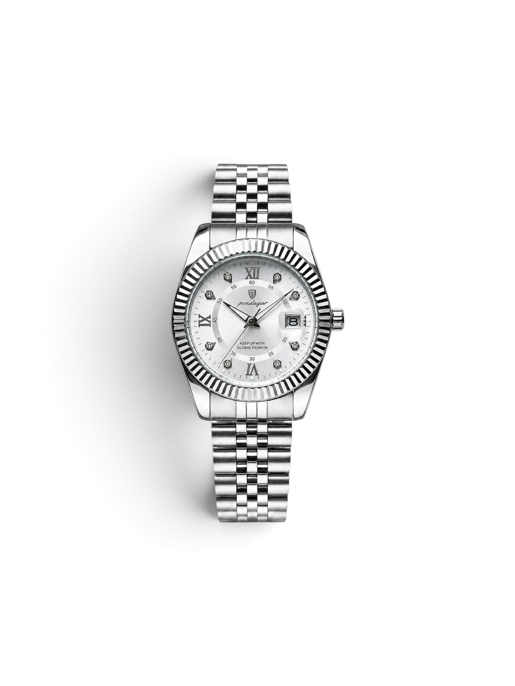 reloj jubilee 910 cara blanca 